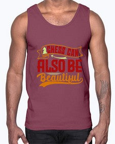 Chess can also be beautiful 65#- chess- Cotton Tank