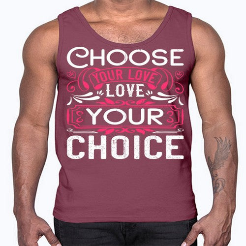 Choose your love Love your choice Style 4#- dogs- Cotton Tank