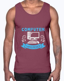 Computer whisperer 53#- computer- Cotton Tank