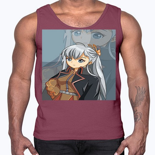 Cute princess game 65#- anime- Cotton Tank
