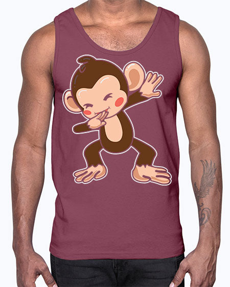 Dabbing Money 5#- monkey- Cotton Tank