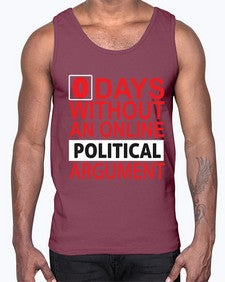 Days Without an online 80#- internet- Cotton Tank