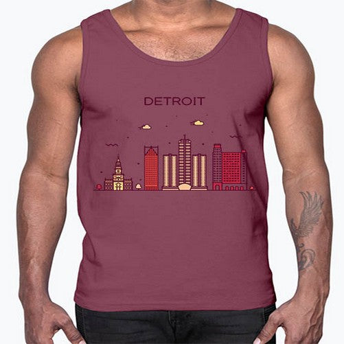 DetroitMI 665#- cities- Cotton Tank