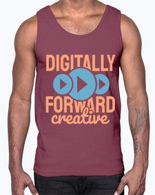 Digitally Forward Creative 17#- internet- Cotton Tank