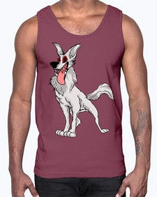 dog 109#- dogs- Cotton Tank