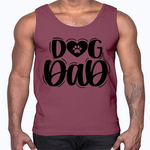 Dog Dad Style 30#- dogs- Cotton Tank