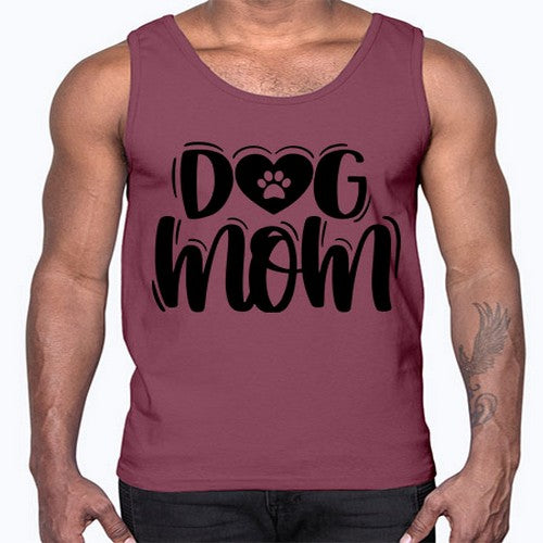 Dog Mom Style 26#- dogs- Cotton Tank