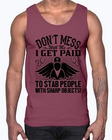 Dont mess Style 720#- nurse- Cotton Tank