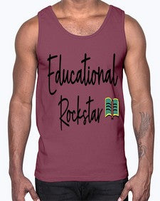 Educational Rockstar 46#- teacher- Cotton Tank