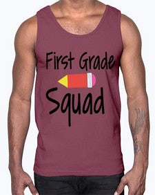 First Grade Squad 154#- first grade- Cotton Tank
