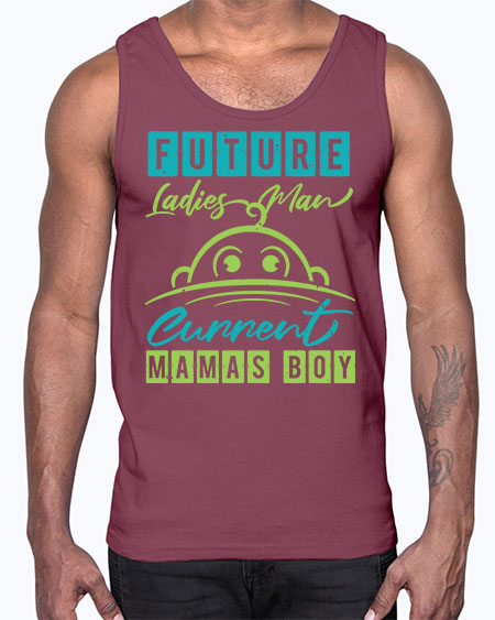 Future ladies man Style 80#- baby shower- Cotton Tank