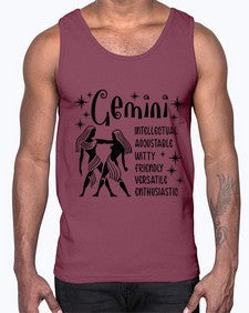 Gemini 217#- gemini- Cotton Tank