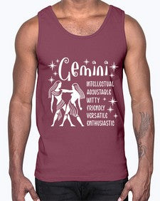 Gemini 221#- gemini- Cotton Tank