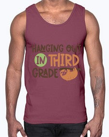 Hanging Out in Third 236#- third grade- Cotton Tank