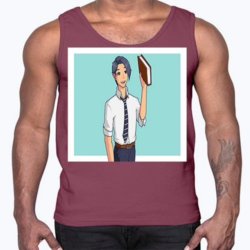 Happy teacher 185#- anime- Cotton Tank
