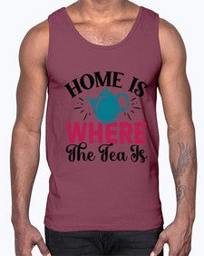 Home Is Where The Tea Is 1056#- tea- Cotton Tank