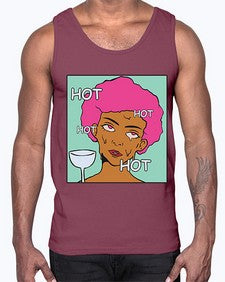 Hot 536#- art pop art- Cotton Tank