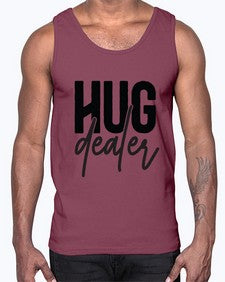 Hug Dealer 540#- funny- Cotton Tank