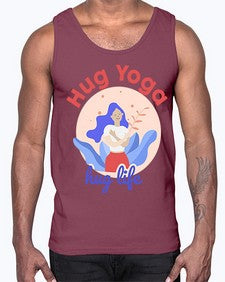 Hug Yoga Hug Life 261#- yoga- Cotton Tank