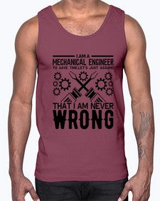 I Am A Style 852#- engineer- Cotton Tank