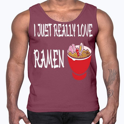 I Just Love Ramen Japanese Anime 238#- anime- Cotton Tank