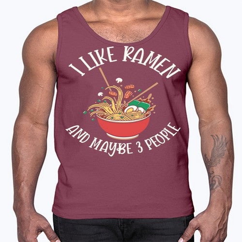 I Like Ramen Japanese Noodles 239#- anime- Cotton Tank