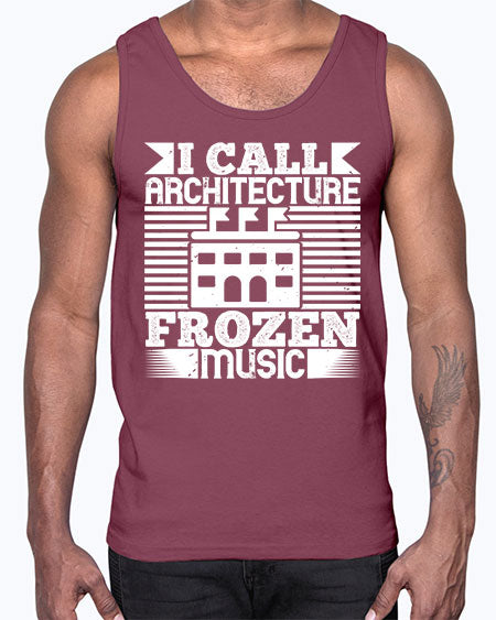 I call architecture frozen music Style 189#- architect- Cotton Tank