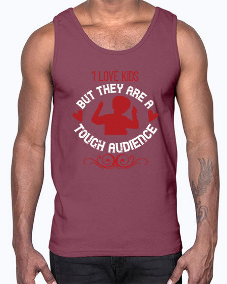 I love kids but they are a tough audience Style 101#- kids- Cotton Tank