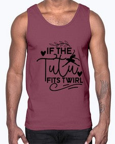 If the tutu fits twirl 139#- ballet- Cotton Tank