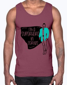 Im A Superhero In Scrubs Style Style 972#- nurse- Cotton Tank