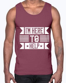 Im Here to Help Style 46#- volunteer- Cotton Tank