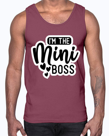 Im The Mini Boss 350#- baby- Cotton Tank