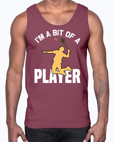 Im a bit 1071#- badminton- Cotton Tank