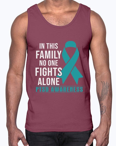 In This Family No One 17#- PTSD- Cotton Tank