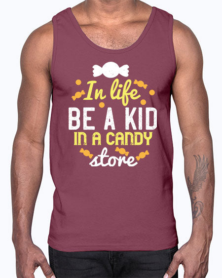 In life be a kid in a candy store Style 122#- kids- Cotton Tank
