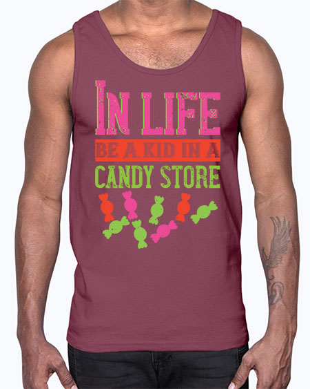In life be a kid in a candy store Style 123#- kids- Cotton Tank