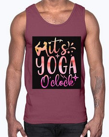 It s yoga O clock  345#- yoga- Cotton Tank