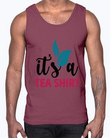 Its A Tea Shirt 1219#- tea- Cotton Tank