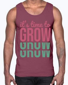 Its Time to Grow 9#- internet- Cotton Tank
