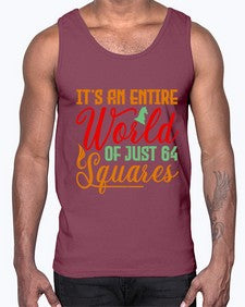 Its an entire world of just squares 124#- chess- Cotton Tank