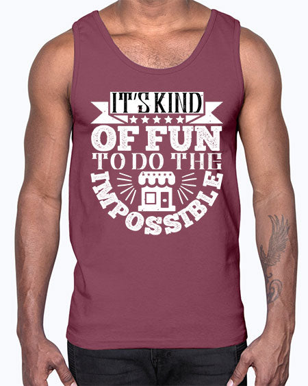 Its kind of fun to do the impossible Style 251#- architect- Cotton Tank