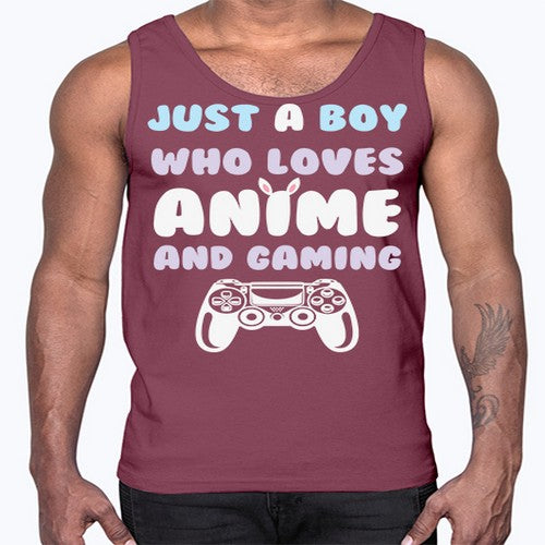 Just A Boy Who Loves 261#- anime- Cotton Tank
