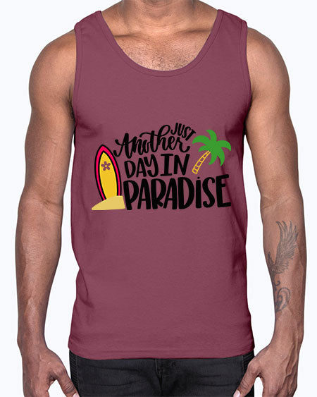 Just Another Day In Paradise Style 36#- summer- Cotton Tank