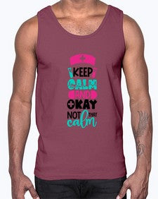 Keep Calm And Okay Not That Calm Style Style 1021#- nurse- Cotton Tank