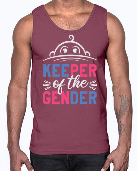 Keeper of the gender Style 135#- baby shower- Cotton Tank