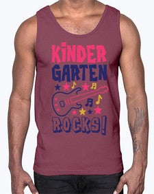 Kindergarten Rocks 433#- kindergarten- Cotton Tank