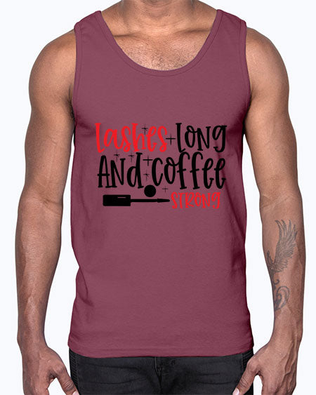 Lashes Long And Coffee Strong Style 232#-makeup Cotton Tank