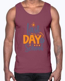 Last day of school 453#- last day of school- Cotton Tank