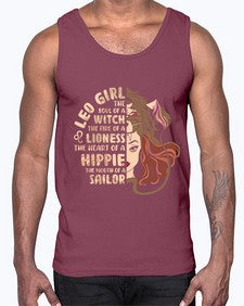 Leo girl 289#- leo- Cotton Tank