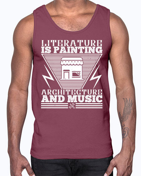 Literature is painting architecture and music Style 275#- architect- Cotton Tank